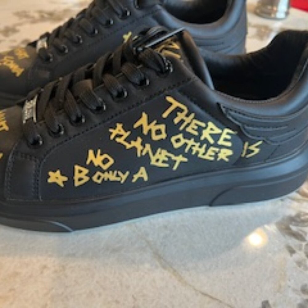 John Richman Sneakers - Graffiti - "There Is No Other Planet"